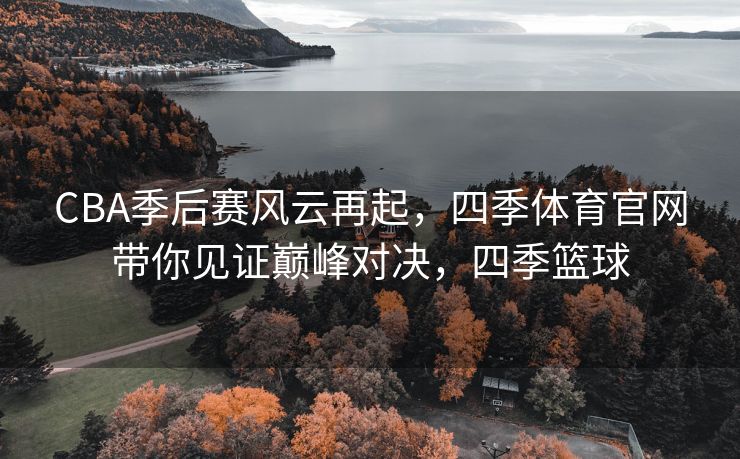 CBA季后赛风云再起，四季体育官网带你见证巅峰对决，四季篮球