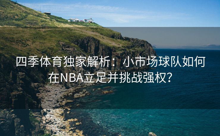 四季体育独家解析：小市场球队如何在NBA立足并挑战强权？