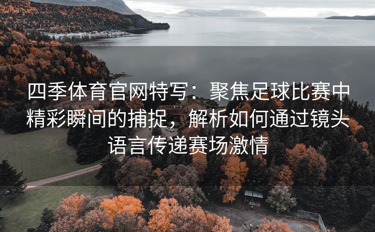四季体育官网特写：聚焦足球比赛中精彩瞬间的捕捉，解析如何通过镜头语言传递赛场激情